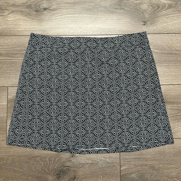 RipSkirt Hawaii 16" Black Pearl Batik Cover Up Wrap‎ Skirt Size Large - Picture 1 of 10